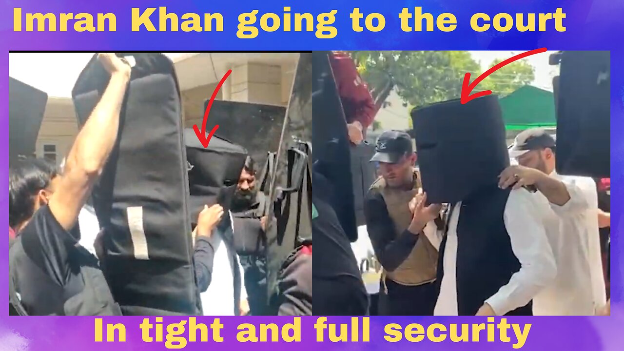 Imran Khan Security when going to LHC #imrankah