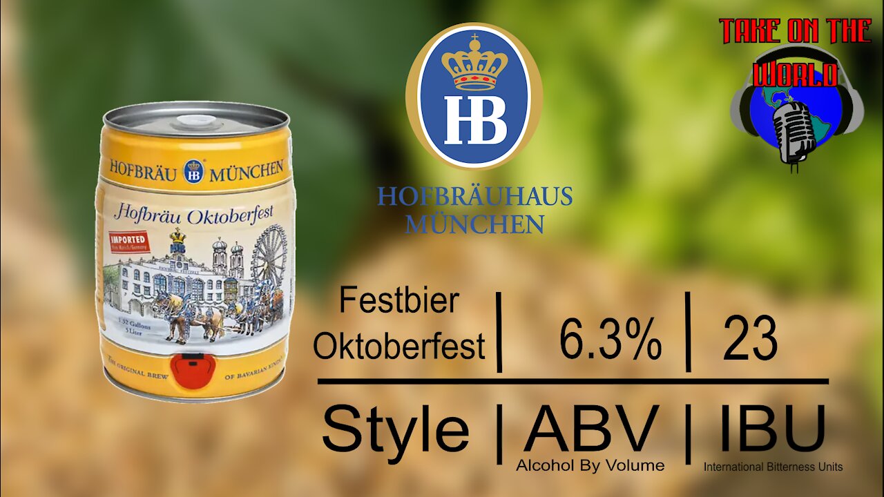 TOTW Beer Tasting HofBrau Oktoberfest