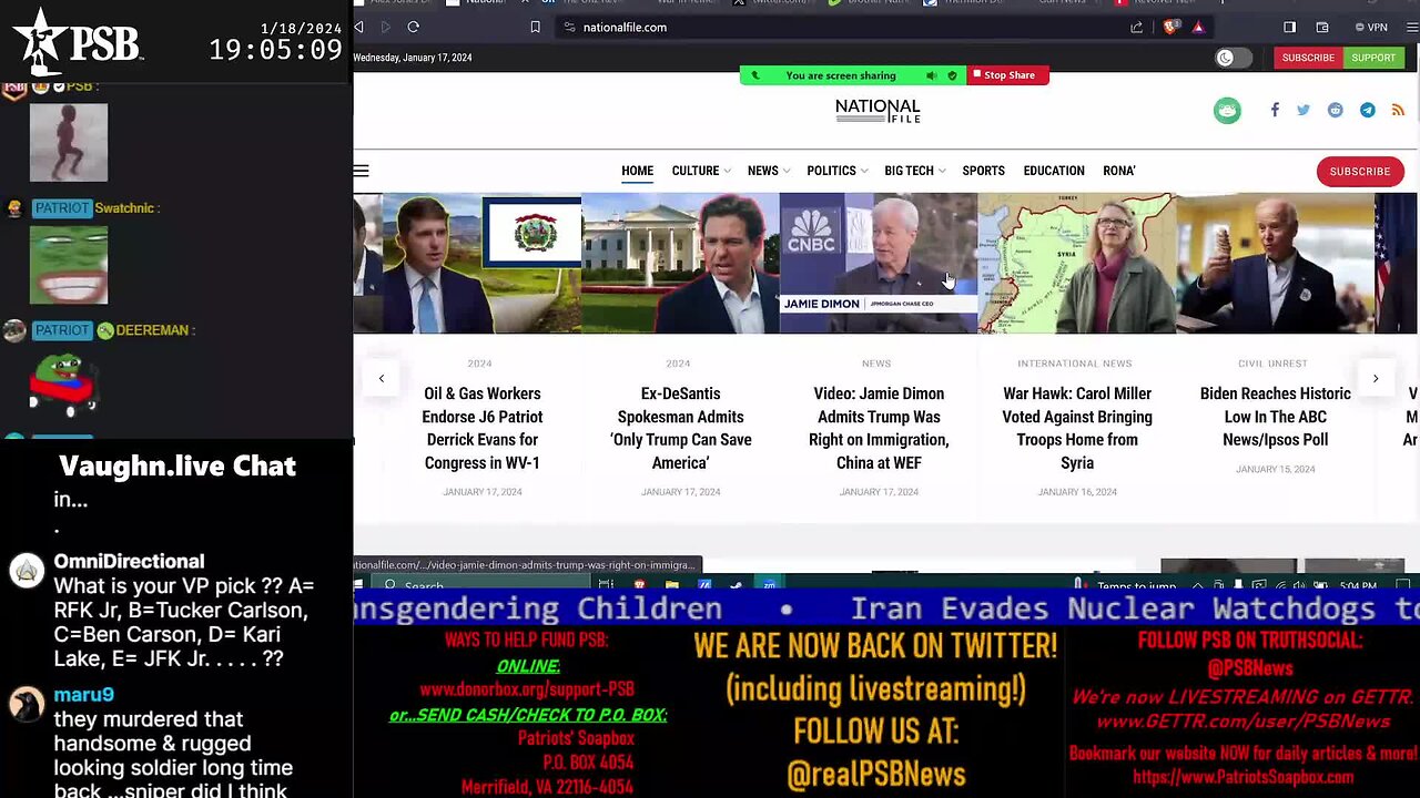 2024-01-18 19:00 EST - Modern Day America: with LC Mac