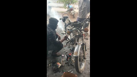 Yamaha RX100 cold start