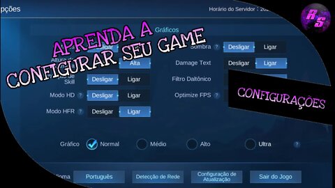 COMO CONFIGURAR O JOGO DE MANEIRA CORRETA | Mobile Legends