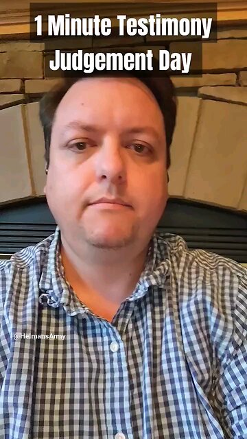 1 Minute Testimony | Judgment Day | Clifford Fell