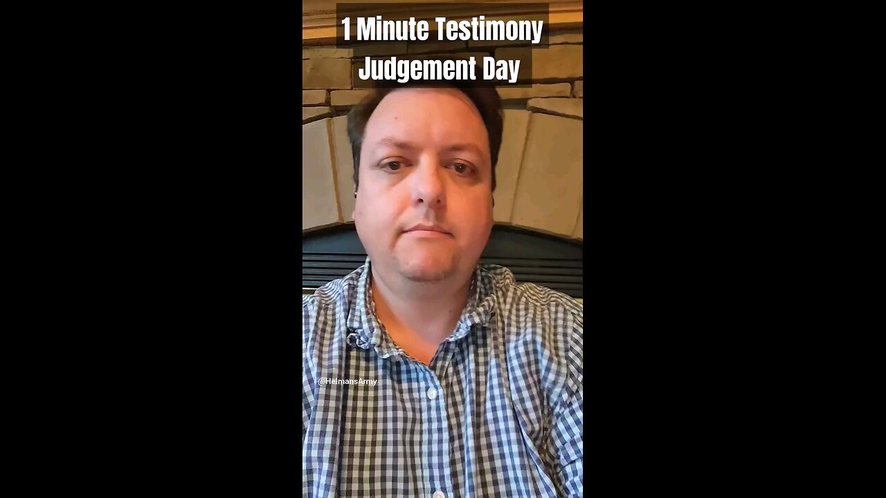 1 Minute Testimony | Judgment Day | Clifford Fell