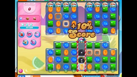 Candy Crush Level 3647 Talkthrough, 19 Moves 0 Boosters