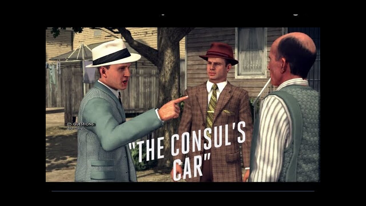 LA Noire E3 "A speedy case and a hostage's fate"