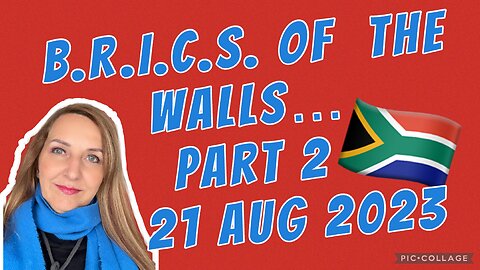 B.R.I.C.S. OF THE WALLS (2)/ prophetic word / South Africa/ &🎵/21 Aug 2023