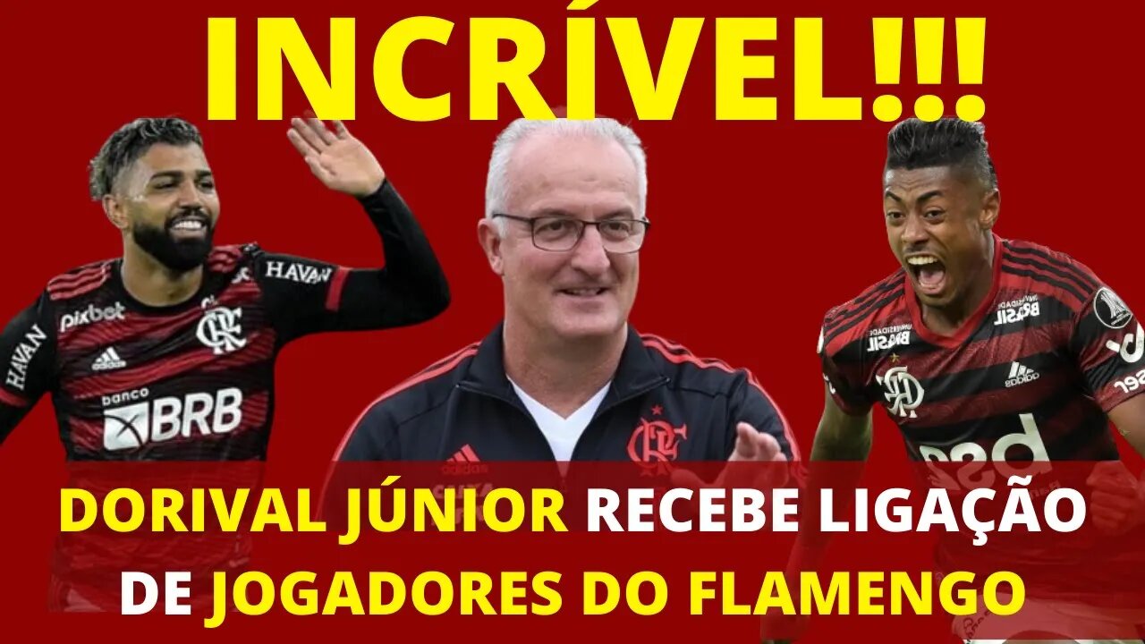 DORIVAL JÚNIOR RECEBE LIGAÇÃO DE JOGADORES PARA ACEITAR PROPOSTA DO FLAMENGO - É TRETA!!!