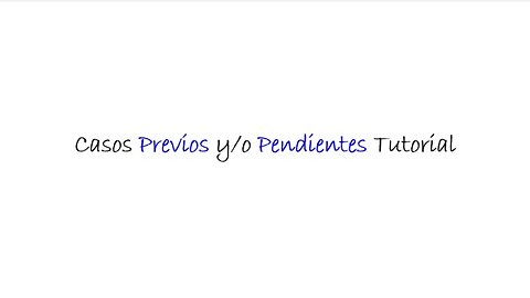 Mobile - Prior Cases & Related Cases - Spanish