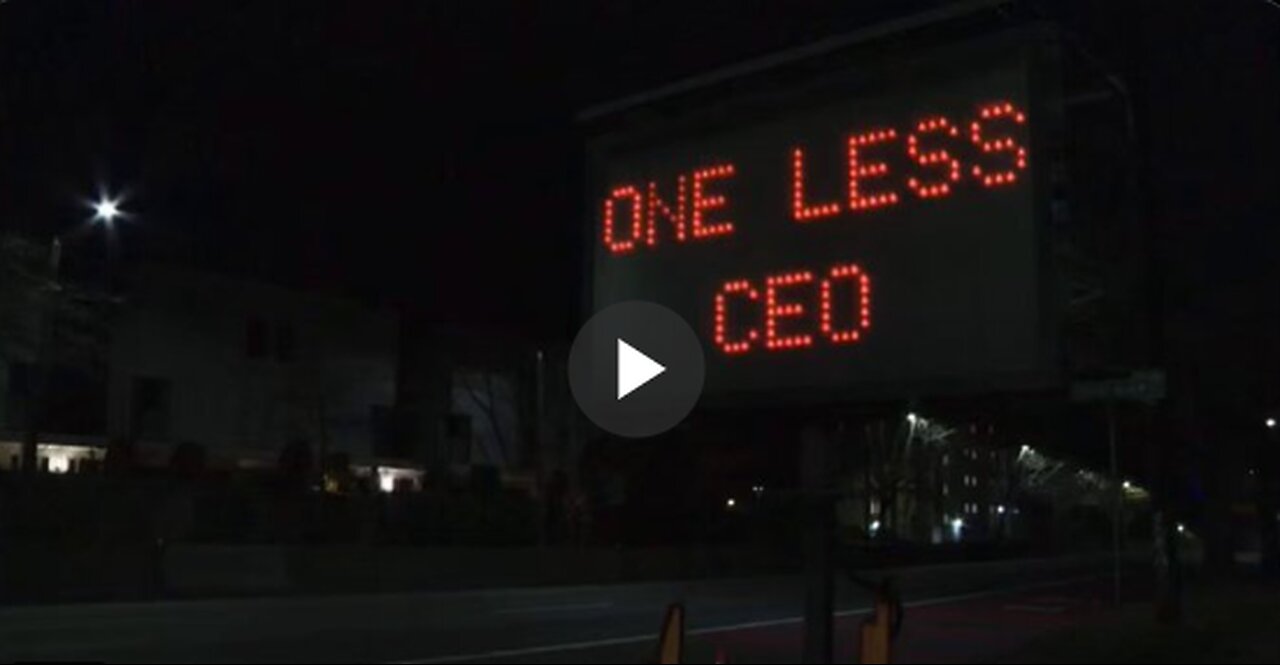 Seattle highway sign calling on residents to execute CEOs