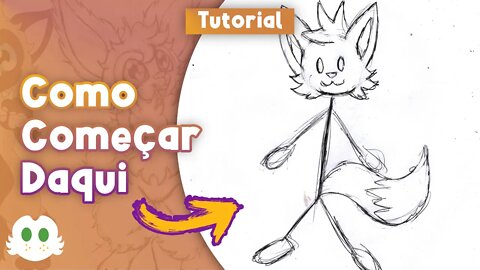 Como Desenhar um Personagem de Forma Simples [Tutorial]