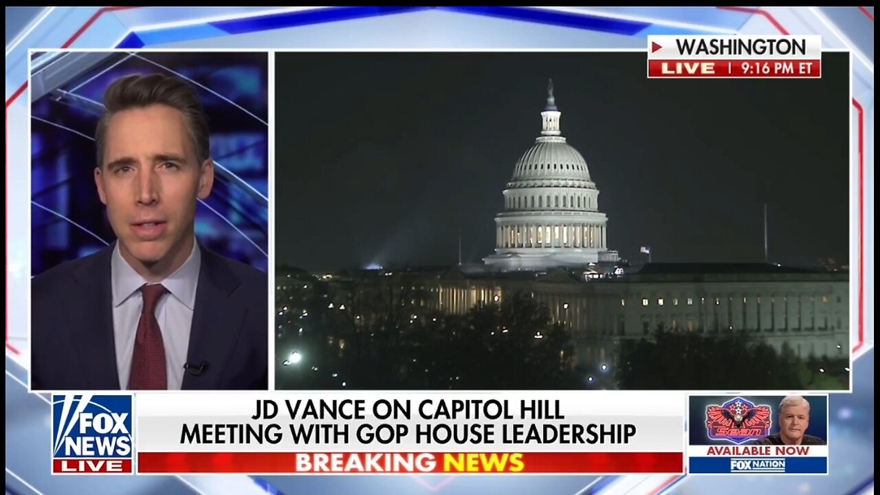 Sen Josh Hawley: This CR Is A Horrible Bill, A Joke