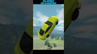 Cars vs Giant Bulge #Shorts – BeamNG Drive Crashes