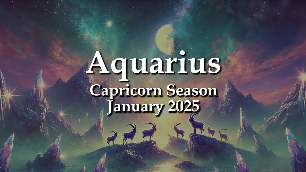 Aquarius - Capricorn Season January 2025 BETWEEN THE EXTREMES IS WHO YOU ARE