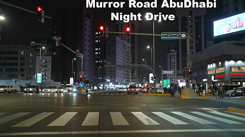 Murror Road Abu Dhabi city Night Drive