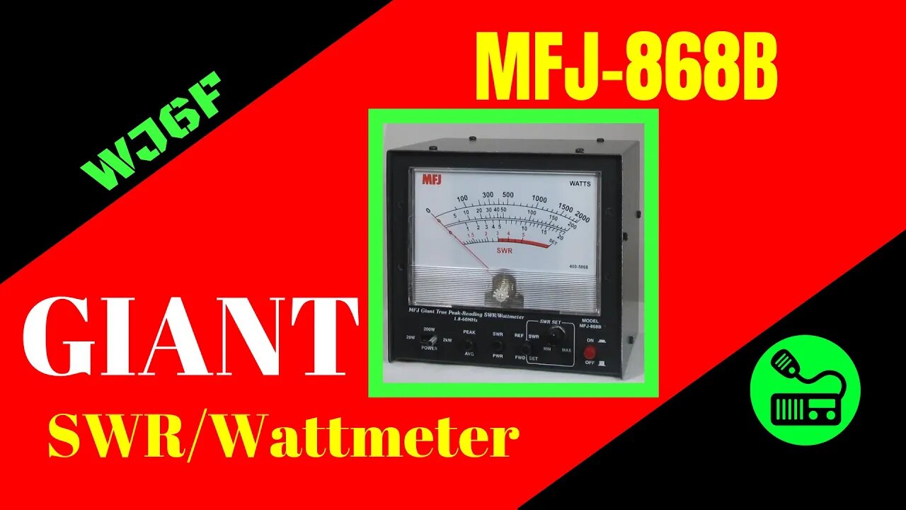 MFJ-868B Giant SWR/Wattmeter