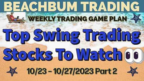 Top Swing Trading Stocks to Watch 👀 | 10/23 – 10/27/23 | DRN LAND LTC MP NSA O SATS TNA WEAT & More