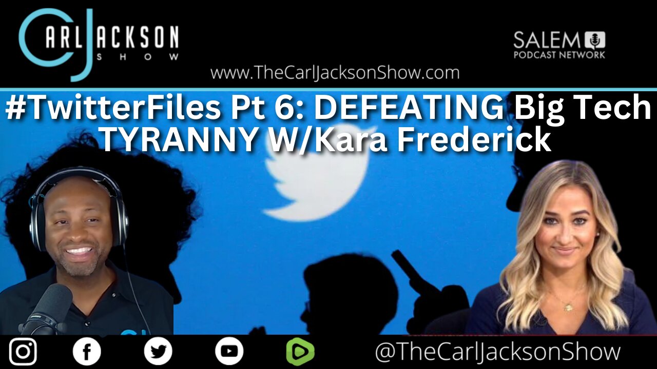 #TwitterFiles Pt 6: DEFEATING Big Tech TYRANNY W/Kara Frederick