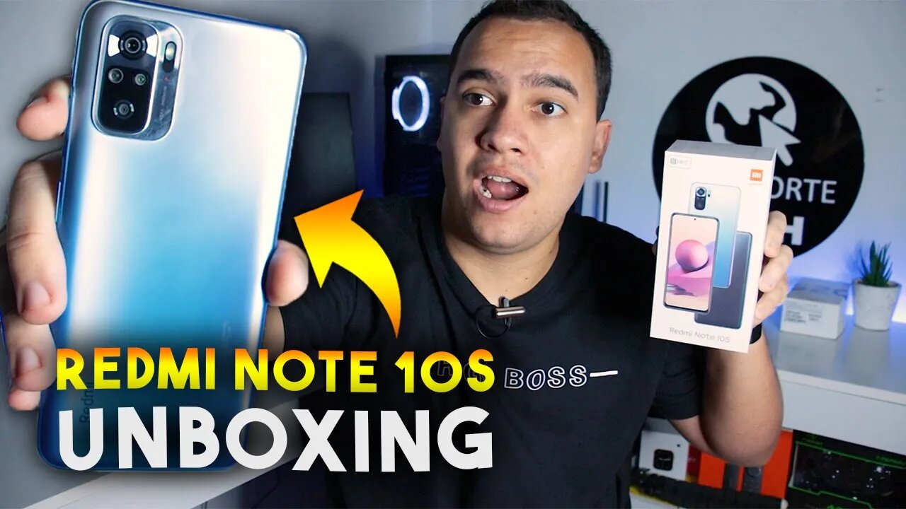 Redmi Note 10S, O MELHOR EM DESEMPENHO e CUSTO BENEFÍCIO? Unboxing e Impressões