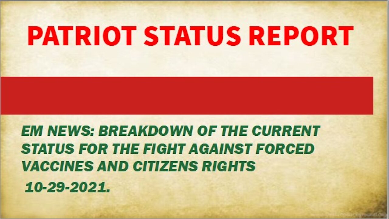 Current Breakdown Report: [ EM NEWS ]
