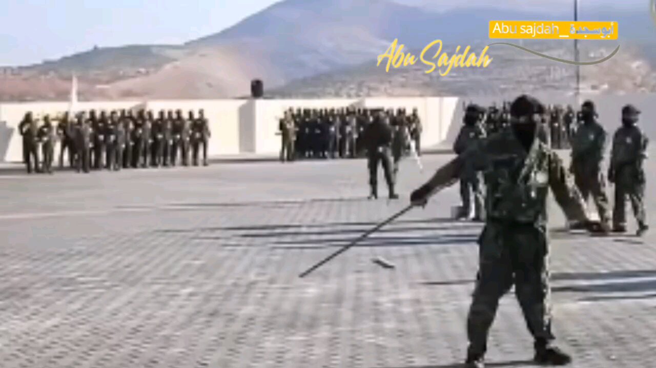 Training of the Syrian Free Army Before the Battle