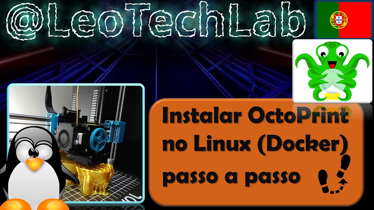 Como instalar o OctoPrint no Linux (Docker), passo a passo (feat. Sovol SV06)_