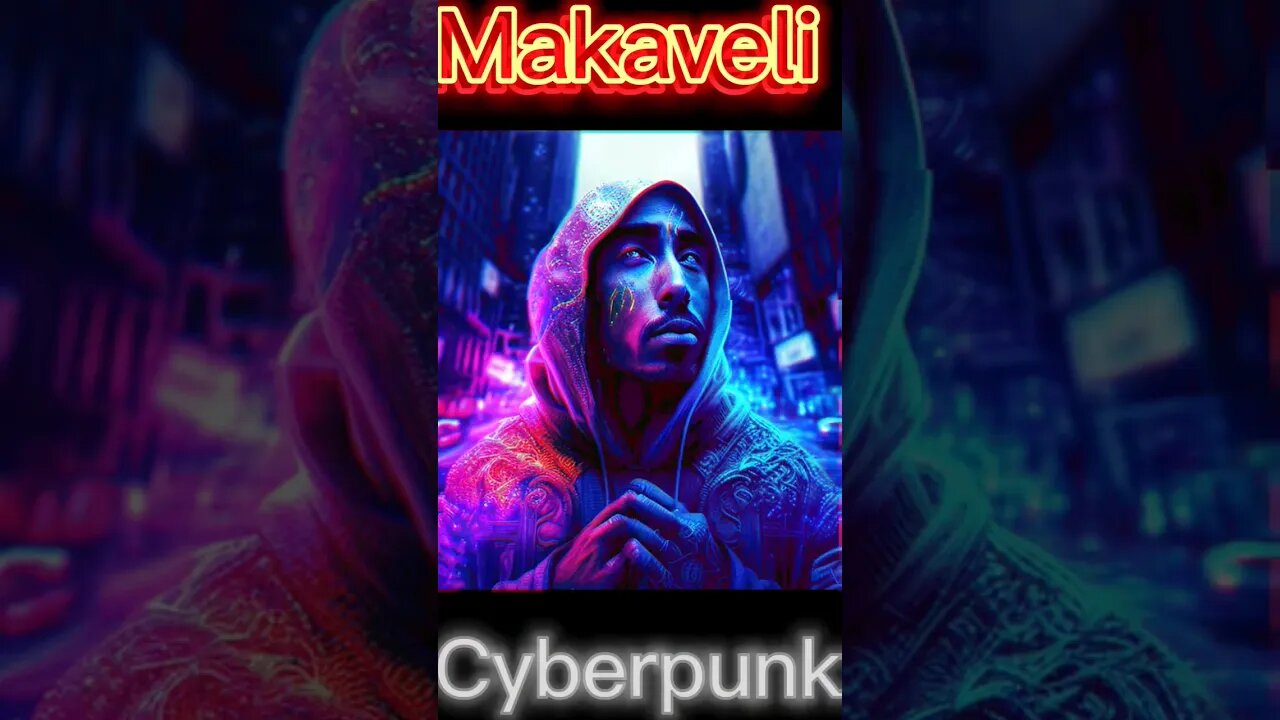 Makaveli Cyberpunk #2pac #tupac #shorts