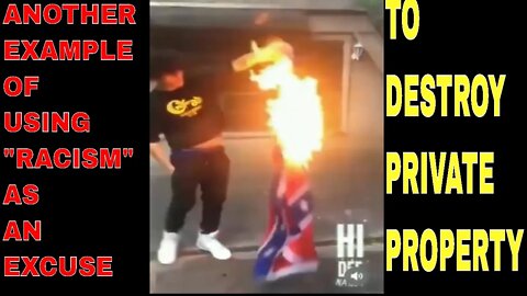 AMERICAN YOUTH DESTROYS PRIVATE PROPERTY
