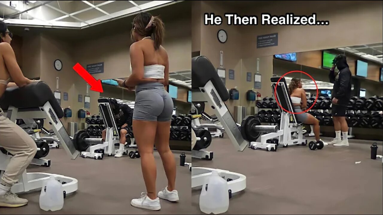 Woman Approaches Man At Gym & Gets REJECTED