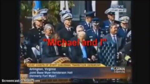 "Michael and I" - Barak Obama