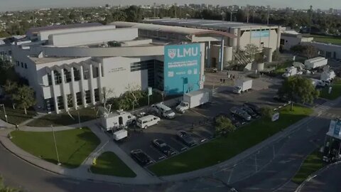 Jesuit Loyola Marymount University prepares for Democrat Party debate (December 19th 2019)