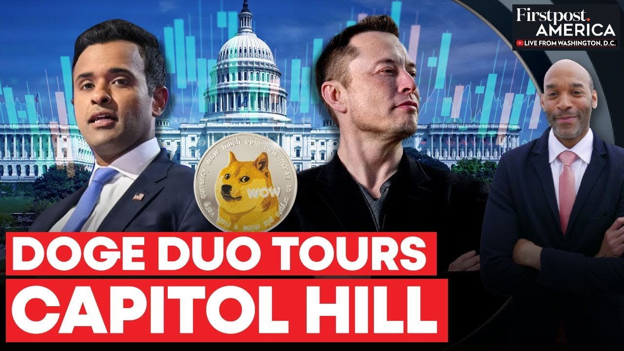 Elon Musk and Vivek Ramaswamy Take DOGE to Capitol Hill | Firstpost America