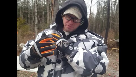 VGO thin insulated Gloves for Winter Shooting