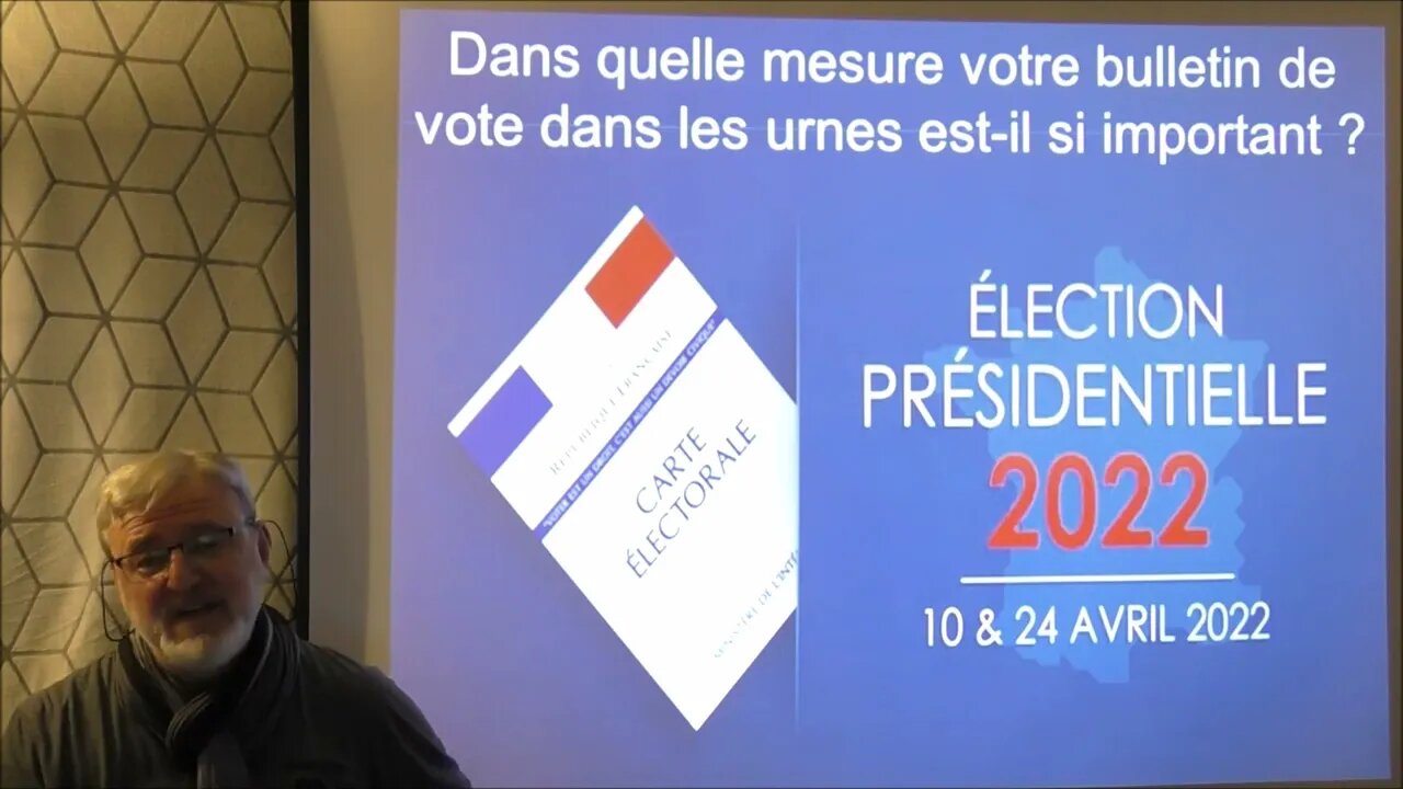 "Le vote représentatif du chrétien d'aujourd'hui"