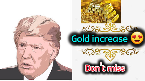 Today gold Price increase..