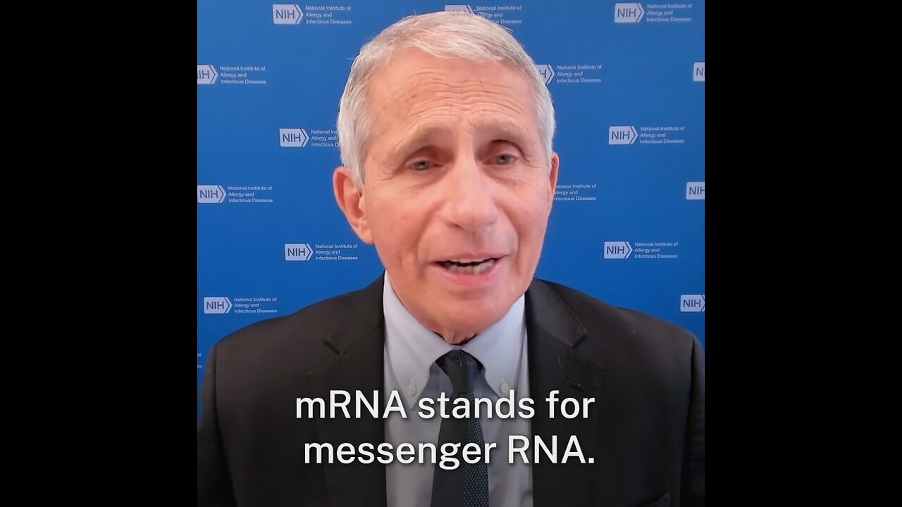 The Fauci "mRNA" Fraud (Please see SHOW MORE letters)