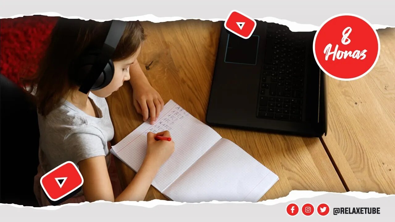 🎧 RUÍDO BRANCO IDEAL PARA AUMENTAR A CONCENTRAÇÃO DOS FILHOS NOS ESTUDOS 🕒 8 HORAS 💤 WHITE NOISE