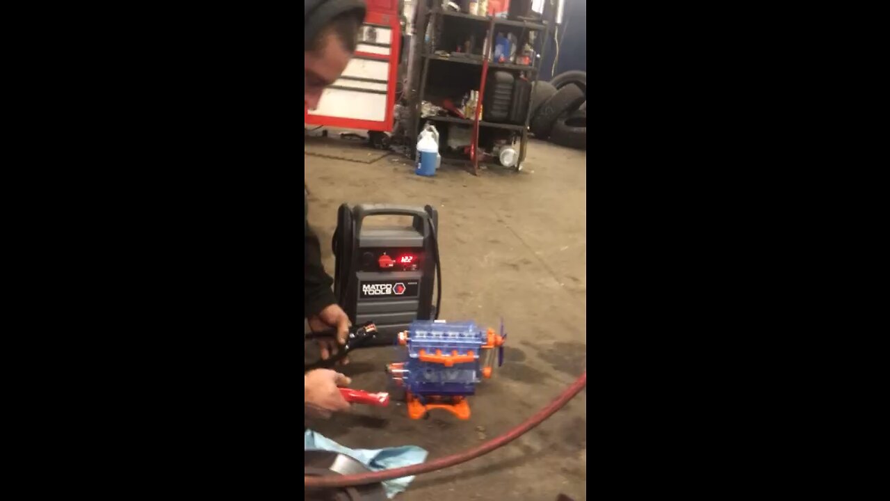 Battery jumper vs plastic engine