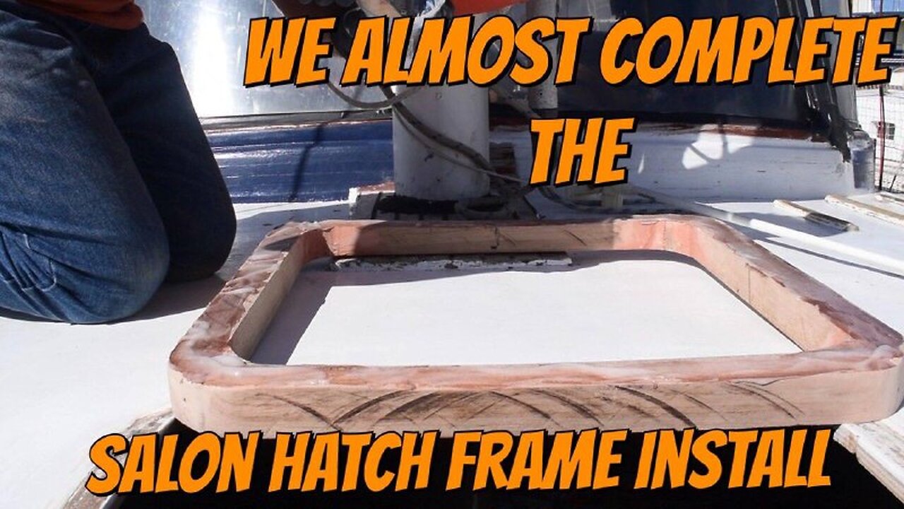 S02E12 Epoxy the aft toerail and hatch frame install #boat #boatrenovation #diy #restoration