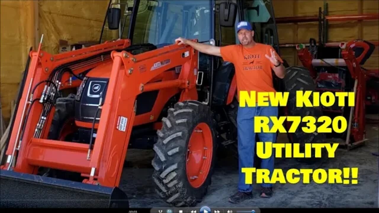 We just bought a new KIOTI RX7320 Tractor!! Join us for the fun and adventure!