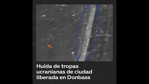 Captan huida de tropas ucranianas de la ciudad liberada de Avdéyevka en Donbass