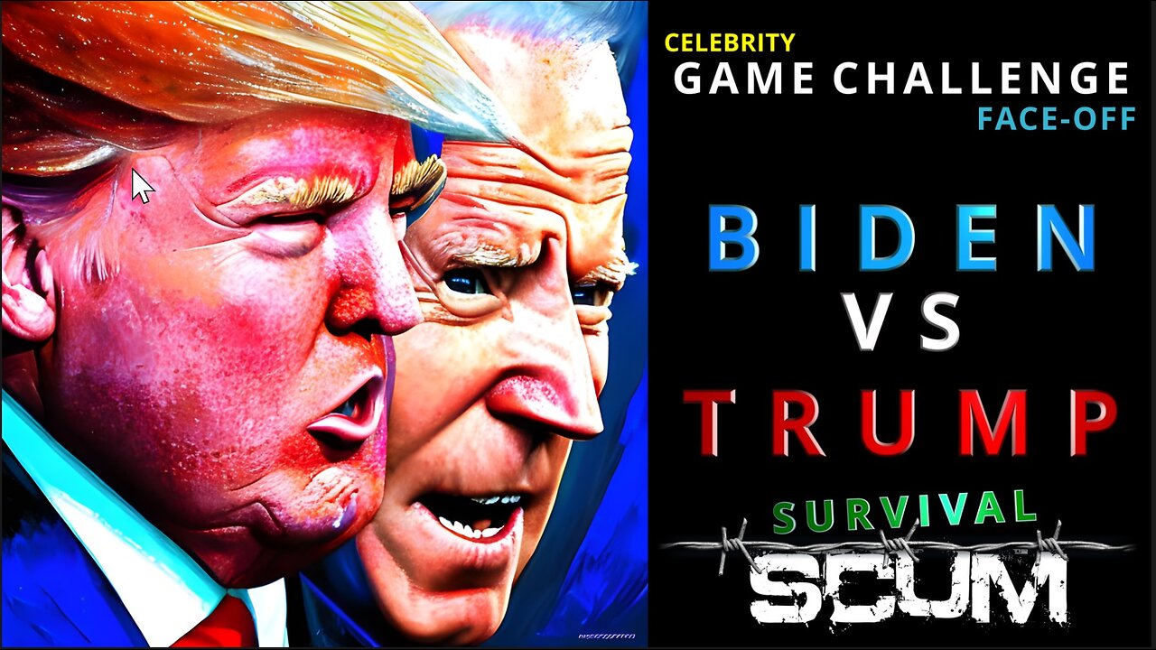 SCUM - Survival Game - Biden vs Trump - Celebrity Challenge Face-off - EP1