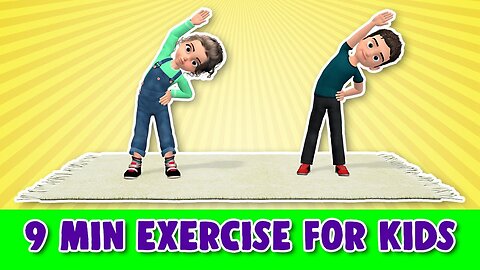 9 Min Exercise For Kids - Home Workout