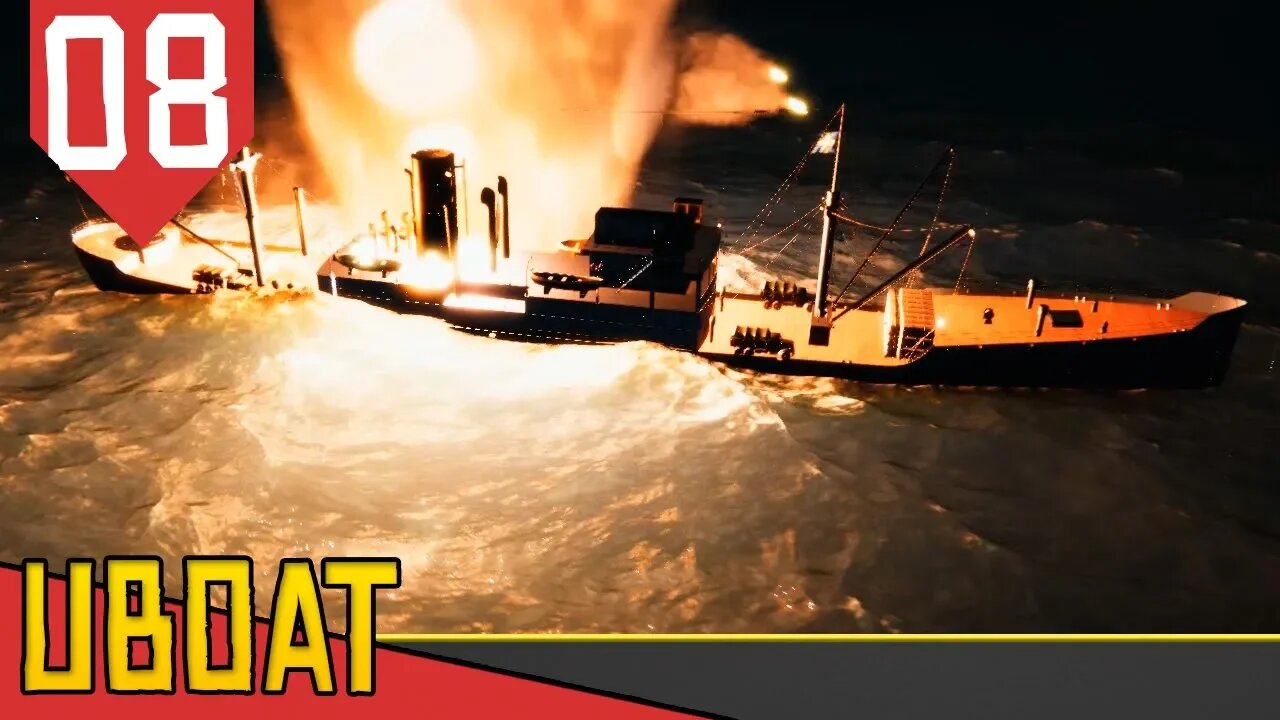 Afundando Navios NEUTROS - UBOAT #08 [Série Gameplay Português PT-BR]