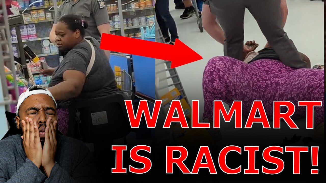 Plus Sized Black Woman SCREAMS WALMART IS RACIST AS She Gets ARRESTED After Getting CAUGHT Stealing