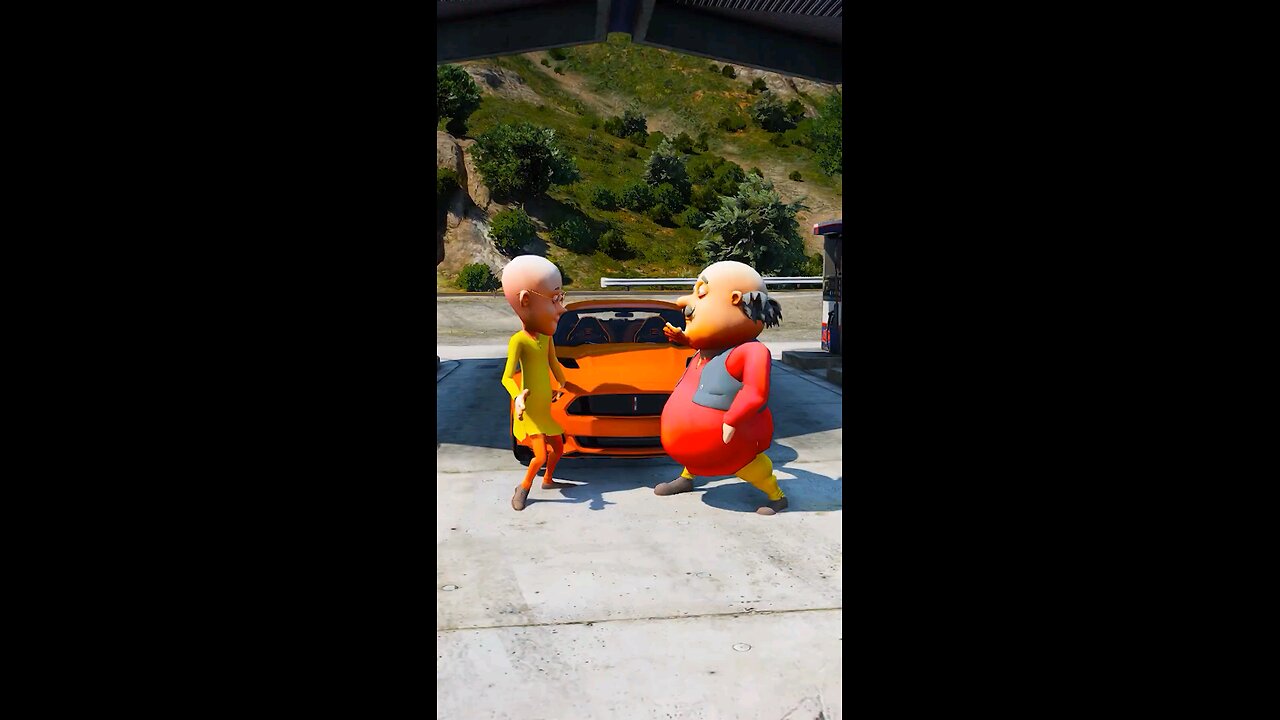 GTA V DR JHATKA STEALING MOTU PATLU CAR 🥺