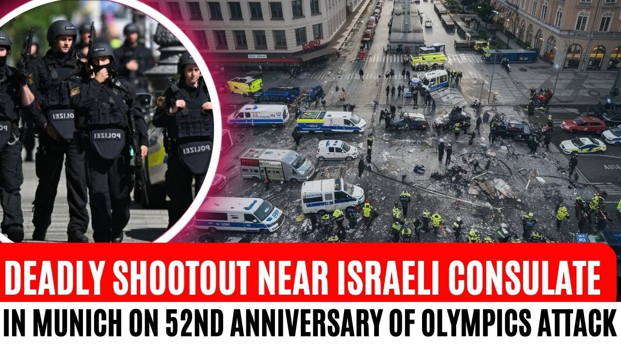 Deadly Shootout Near Israeli Consulate in Munich on 52nd Anniversary of Olympics Attack