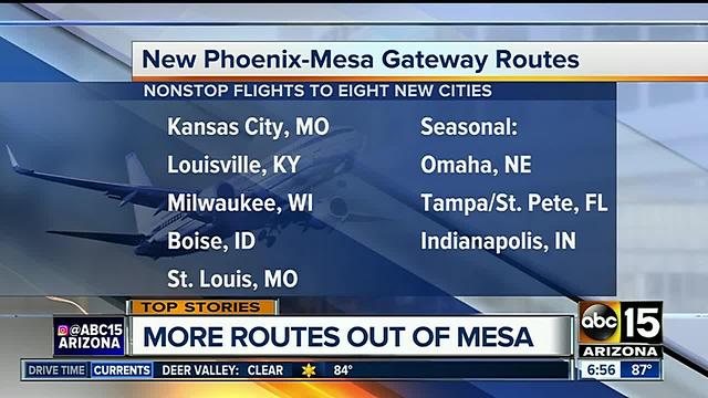 Allegiant offering new routes from Mesa