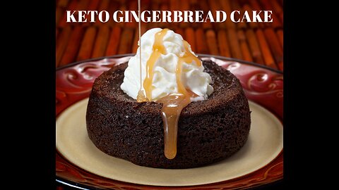 KETO GINGERBREAD CAKE