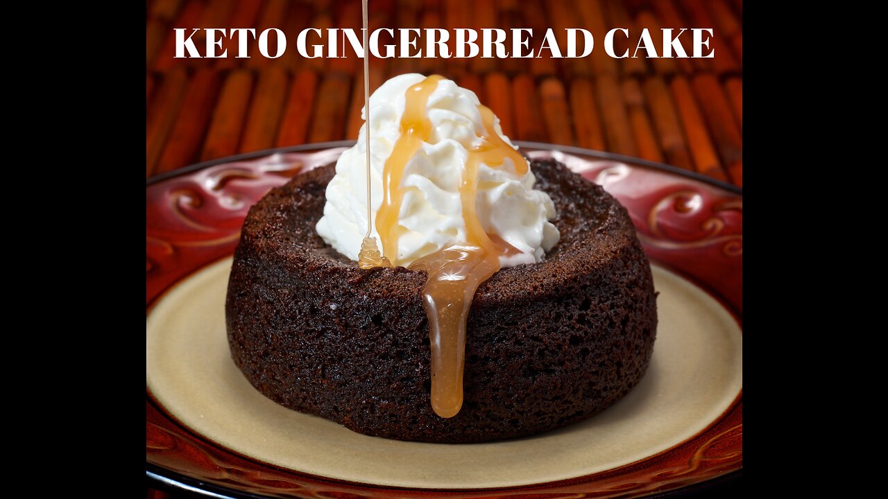 KETO GINGERBREAD CAKE