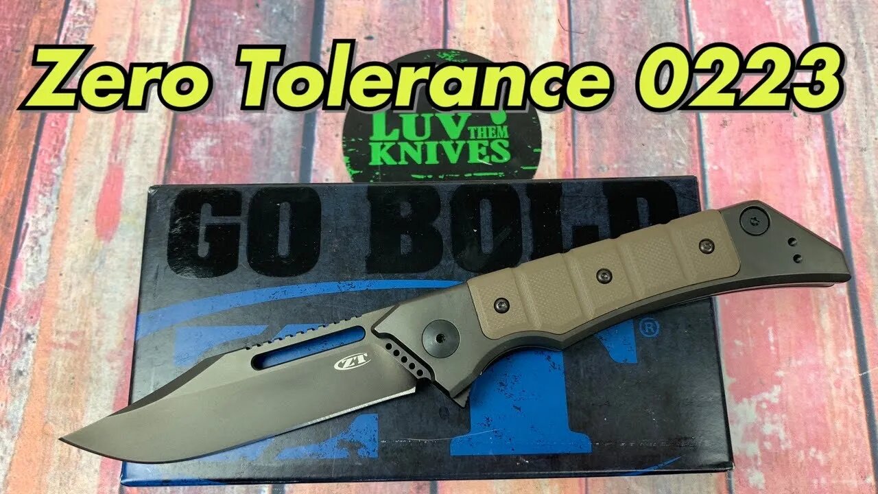 Zero Tolerance ZT0223 /includes disassembly/ love or hate it but it’s a solid build !